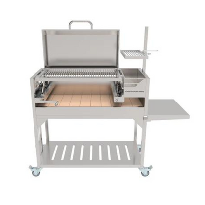 Tagwood BBQ Argentine Santa Maria Wood Fire & Charcoal Grill with Top Lid (BBQ01SS)