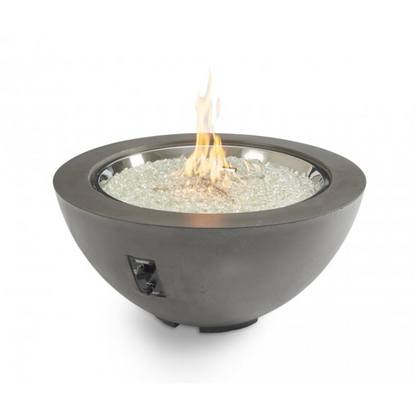 The Outdoor Greatroom Company Midnight Mist Cove 42-Inch Round Gas Fire Pit Bowl (CV-30MM)