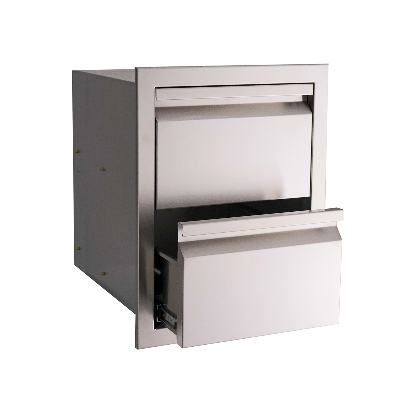 RCS Valiant Stainless Steel Fully Enclosed Double Drawer