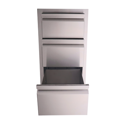 RCS Valiant Stainless Steel Fully Enclosed Triple Drawer