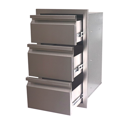RCS Valiant Stainless Steel Fully Enclosed Triple Drawer