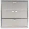 Blaze 30-Inch Stainless Steel Triple Access Drawer (BLZ-30W-3DRW)
