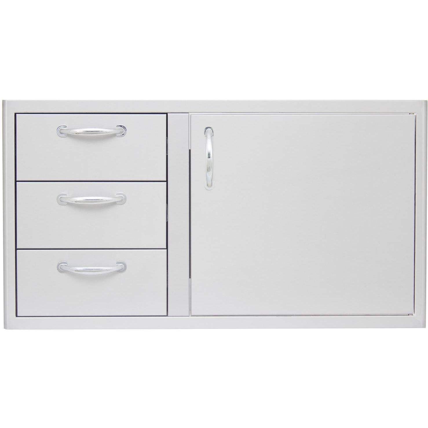 Blaze 39-Inch Stainless Steel Access Door & Triple Drawer Combo (BLZ-DDC-39-R)