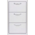 Blaze 16-Inch Stainless Steel Triple Access Drawer (BLZ-DRW3-R)