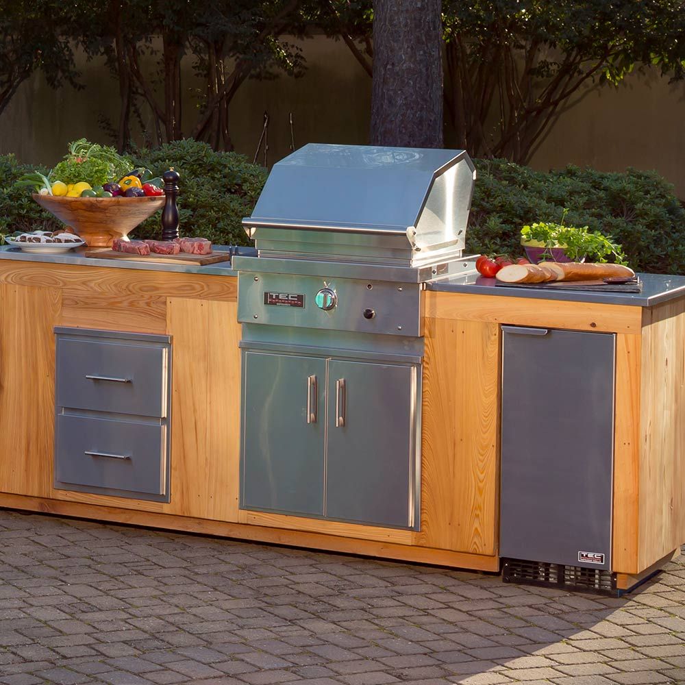 TEC 18-Inch Stainless Steel Double Access Drawers - DD18