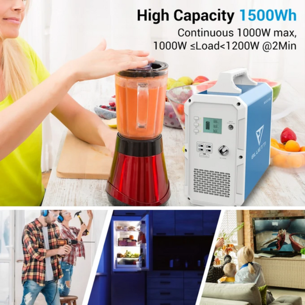 BLUETTI EB150 Portable Power Station 1000W/1500Wh