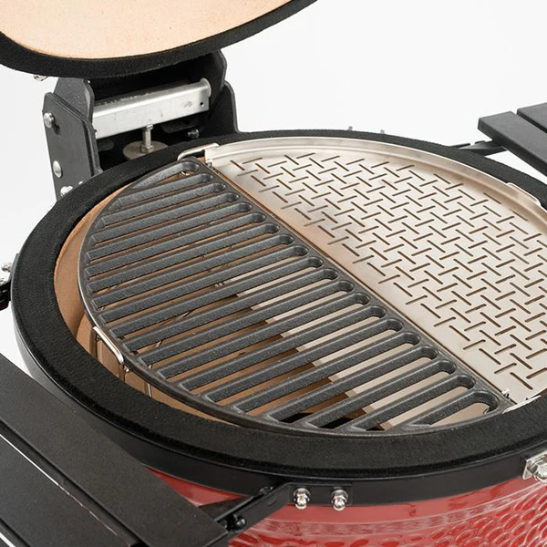 Kamado Joe Classic Joe® Half Moon Cast Iron Cooking Grate - KJ-HCICG