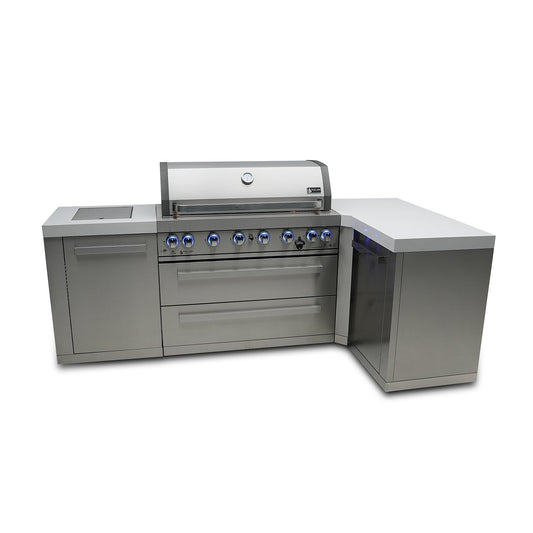 Mont Alpi 805 BBQ Grill Island with L-Shape - MAi805-90