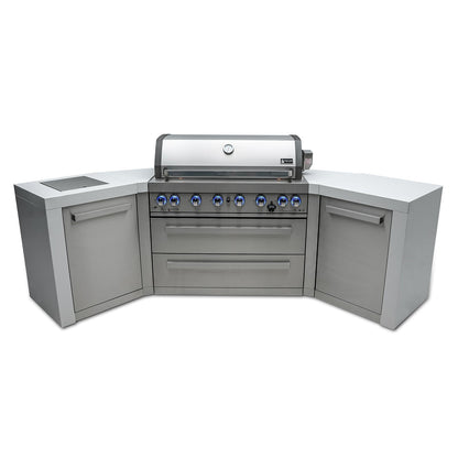 Mont Alpi 805 Deluxe BBQ Grill Island with V-Shape - MAi805-D45