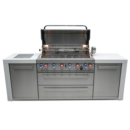 Mont Alpi 805 Deluxe BBQ Grill Island - MAi805-D