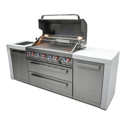 Mont Alpi 805 Deluxe BBQ Grill Island - MAi805-D