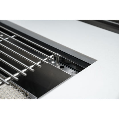 Mont Alpi 805 Black Stainless Steel BBQ Grill Island with Extra Drawer Storage - MAi805-BSSDR (PREORDER - Est. Ship Date Dec 15)