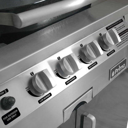 Primo Oval G420 36-Inch Ceramic Built-In Kamado Gas Grill