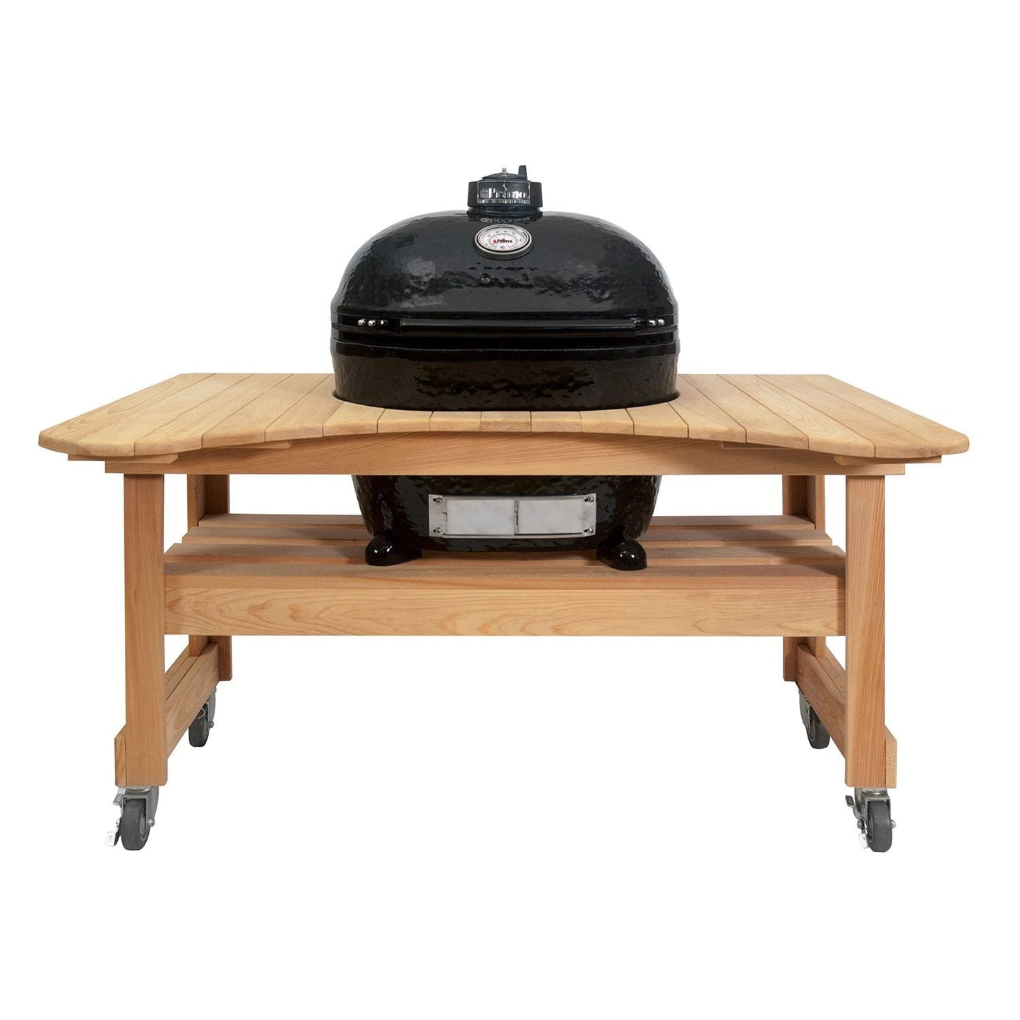 Primo Oval XL 400 Ceramic Kamado Grill on Table