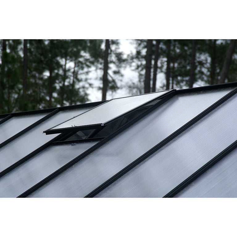 Riverstone Industries Monticello Black Greenhouse