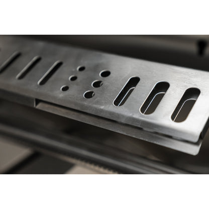 Mont Alpi 805 Black Stainless Steel BBQ Grill Island with L-Shape & Extra Drawer Storage - MAi805-BSS90DR (PREORDER - Est. Ship Date Dec 15)