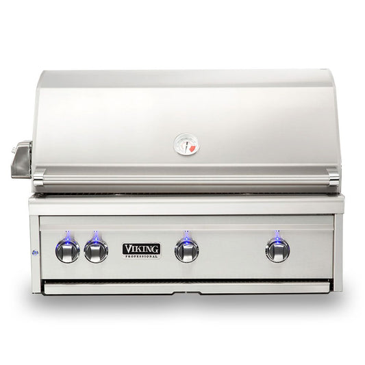 Viking 5 Series 36-Inch Stainless Steel Built-In Grill with ProSear Burner & Rotisserie