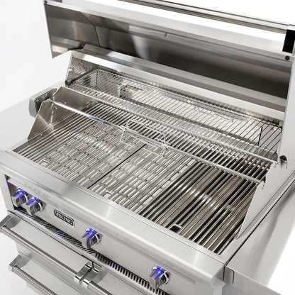 Viking 5 Series 42-Inch Stainless Steel Freestanding Grill with ProSear Burner & Rotisserie